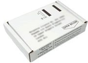 The sample return box included in the Chlamydia test.